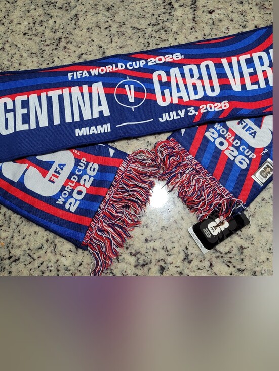 Other - Argentina Vs Cabo Verde Scarf FIFA World Cup 2026 Miami Limited Edition